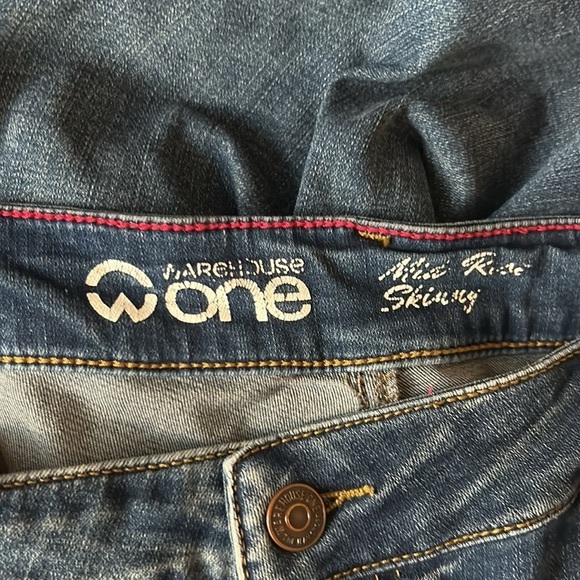Mid Rise Skinny Jeans Size 20 Warehouse One - Picture 5 of 6